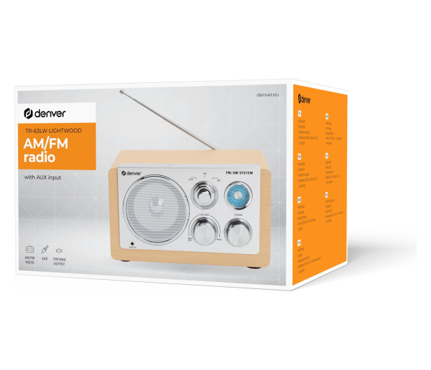 Denver Radio AM/FM Denver TR-63B light wood - 1535063 - zdjęcie 7